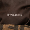 Fendi Zucca Canvas Double Flap Shoulder Bag Secondhand