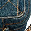 Chanel CC Quilted Denim Turnlock Camera Bag Secondhand