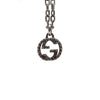 Secondhand Gucci Sterling Silver Interlocking G Pendant Necklace