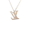 Louis Vuitton Brass Enamel Resin LV Colors Pendant Necklace Secondhand