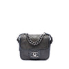 Chanel Paris Bombay Mini Quilted Iridescent Calfskin Back to School Single Flap Secondhand