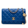 Secondhand Chanel CC Quilted Lambskin Pearl Crush Wallet On Chain