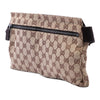 Gucci GG Canvas Double Pocket Belt Bag Secondhand