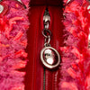 Dior Medium Tweed Fringe Rhinestone Lady Dior Secondhand