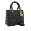 Dior Medium Lambskin Cannage Lady Dior Secondhand