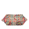 Burberry Small Haymarket Check Coated Canvas Floral Print Canterbury Tote Secondhand