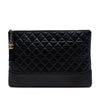 Chanel Large Aged Calfskin Gabrielle O Case Clutch Secondhand