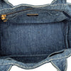 Prada Small Denim Canapa Logo Satchel Secondhand