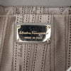 Ferragamo Perforated Leather Gancini Luciana Chain Flap Secondhand