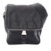 Prada Saffiano Trimmed Tessuto Buckle Messenger Bag Secondhand