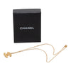 Chanel CC Gold Plated Pendant Necklace Secondhand