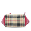 Burberry Small Haymarket Check Canvas and Leather Canterbury Tote Secondhand