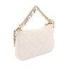 Chanel CC Quilted Lambskin Chain Hobo Secondhand