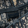Dior Oblique Embroidered Canvas Saddle Bag Secondhand