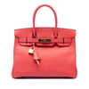 Hermès Clemence Birkin Retourne 30 Secondhand