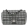 Chanel Mini Rectangular Classic Ribbon Tweed Double Flap Secondhand