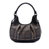 Burberry Smoke Check Coated Canvas Brooklyn Hobo Secondhand