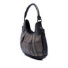 Burberry Smoke Check Coated Canvas Brooklyn Hobo Secondhand