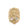 Gucci Gold Plated Lion Head Ring 19 Secondhand