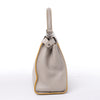 Fendi Peekaboo Regular Leather 2Way Handbag in Gray Secondhand