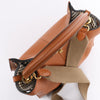 Fendi Peek-a-boo X-light Leather 2 Way Shoulder Bag in Brown Secondhand