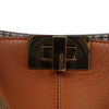 Fendi Peek-a-boo X-light Leather 2 Way Shoulder Bag in Brown Secondhand