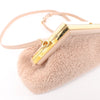 FENDI First Boa x Leather Crossbody bag in Pink 8BP129 Secondhand