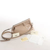 FENDI First Patent Leather Crossbody bag in Beige 8BP137 Secondhand