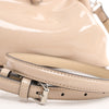 Secondhand FENDI First Patent Leather Crossbody bag in Beige 8BP137