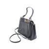 Fendi Peekaboo Mini Leather 2Way Handbag in Black 8BN227 Secondhand