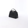 Secondhand Fendi Peekaboo Mini Leather 2Way Handbag in Black 8BN244