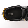 Fendi Monster Bug's Eye Studs Leather Sneakers in Black x Yellow, Size 41 EU Secondhand
