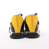 Fendi Monster Bug's Eye Studs Leather Sneakers in Black x Yellow, Size 41 EU Secondhand