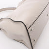 Fendi Peekaboo Regular Leather 2Way Handbag in Light Greige 8BN290 Secondhand