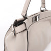 Fendi Peekaboo Regular Leather 2Way Handbag in Light Greige 8BN290 Secondhand