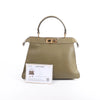 Secondhand Fendi Peek-a-boo ICU Co., Ltd. Medium Leather Handbag in Green 8BN321