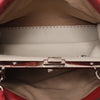 Fendi Peekaboo Large Selleria Leather 2Way Handbag in Red 8BN210 Secondhand