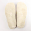 Fendi Rubber Slide Sandals in Ecru, Size 46 EU Secondhand