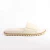 Fendi Rubber Slide Sandals in Ecru, Size 46 EU Secondhand