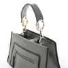 Fendi Runaway Leather Handbag in Green 8BH344 Secondhand