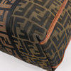FENDI Zucca Canvas x Leather 2Way Handbag in Brown 7VA158 Secondhand
