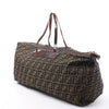 FENDI Zucca Canvas x Leather Travel Bag in Brown Secondhand