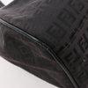 FENDI Zucchino Canvas x Leather Handbag in Brown 8BR091 Secondhand
