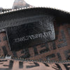 FENDI Zucchino Canvas x Leather Handbag in Brown 7VS018 Secondhand