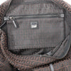 FENDI Zucchino Canvas x Leather Handbag in Brown 7VS018 Secondhand