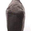 FENDI Zucchino Canvas x Leather Handbag in Brown 7VS018 Secondhand