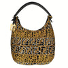 Secondhand Fendi Hobo handbag in animalier canvas - '10s