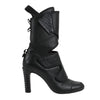Fendi Leather Ankle Boots in Black, Size 38 EU Secondhand