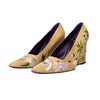 Secondhand Fendi Vintage Embroidered Wedge Heels - '00s