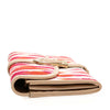 Dior Printed Canvas Buckle Strap Flap Wallet Secondhand